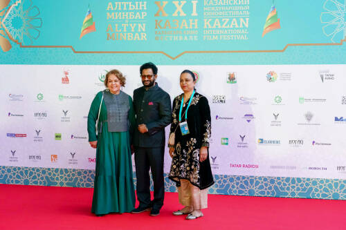 Красная дорожка Казанского международного кинофестиваля «Алтын Минбар»