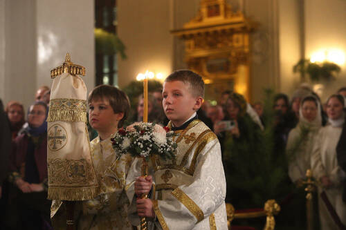Главная Рождественская служба Татарстана прошла в Казанском кафедральном соборе