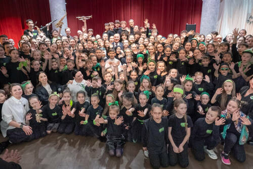 В культурном центре «Сайдаш» театральная студия «Апуш» дала открытый урок