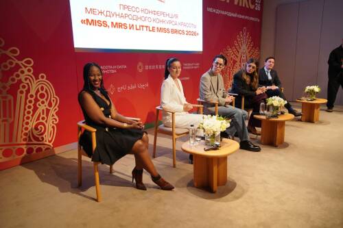 В Казани прошла пресс-конференция с участницами конкурса красоты «Мисс БРИКС»