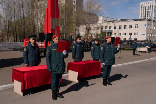 Торжественный митинг, посвящённый 377-й годовщине создания пожарной охраны России, прошел в Казани