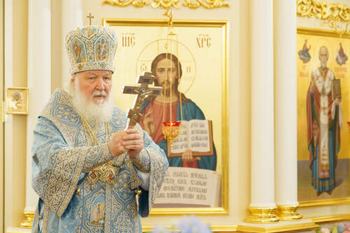 Патриарх Московский и всея Руси Кирилл освятил восстановленный храм Николы Тульского в Казани
