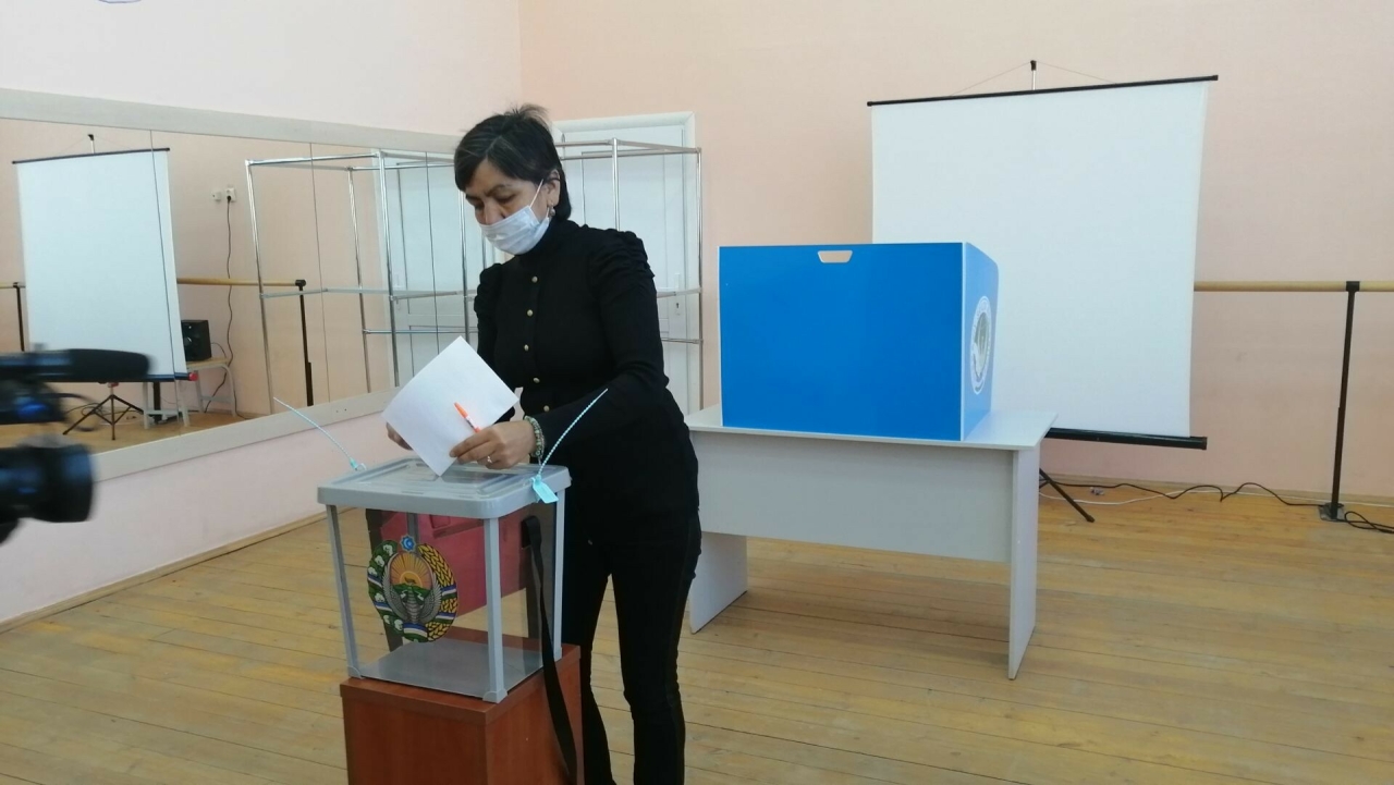 Узбекистанцы Буинского и Дрожжановского районов проголосовали за Президента своей страны