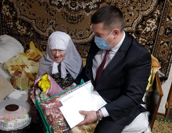 Труженице тыла из Зеленодольского района Татарстана исполнилось 100 лет