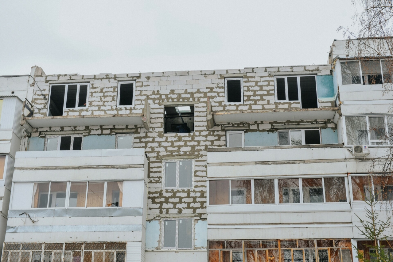 В квартирах после взрыва дома в Набережных Челнах проведут высококачественный ремонт