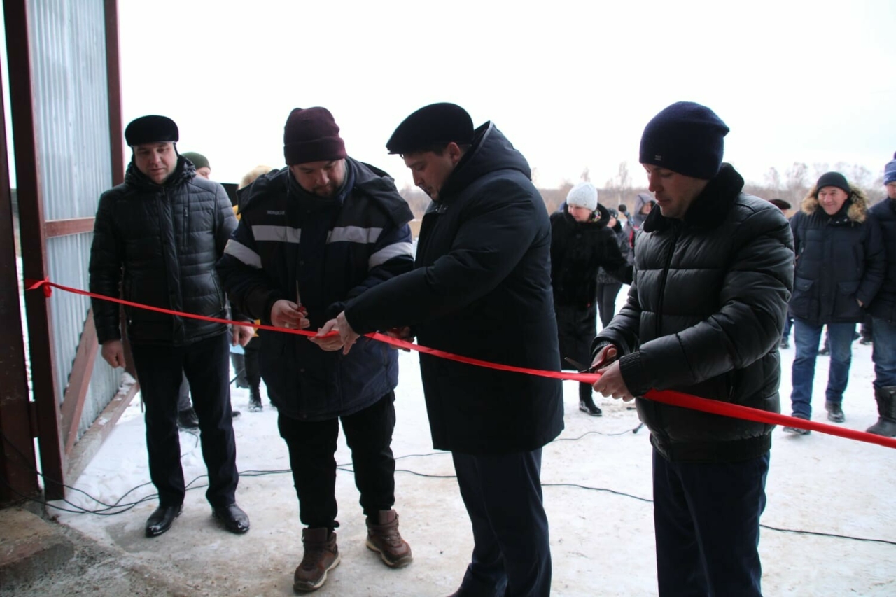 В Менделеевском районе состоялось открытие животноводческой фермы на 600 голов