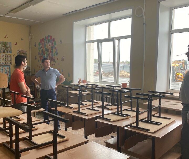 Ремонтные работы в Богородской школе Пестречинского района вышли на финишную прямую