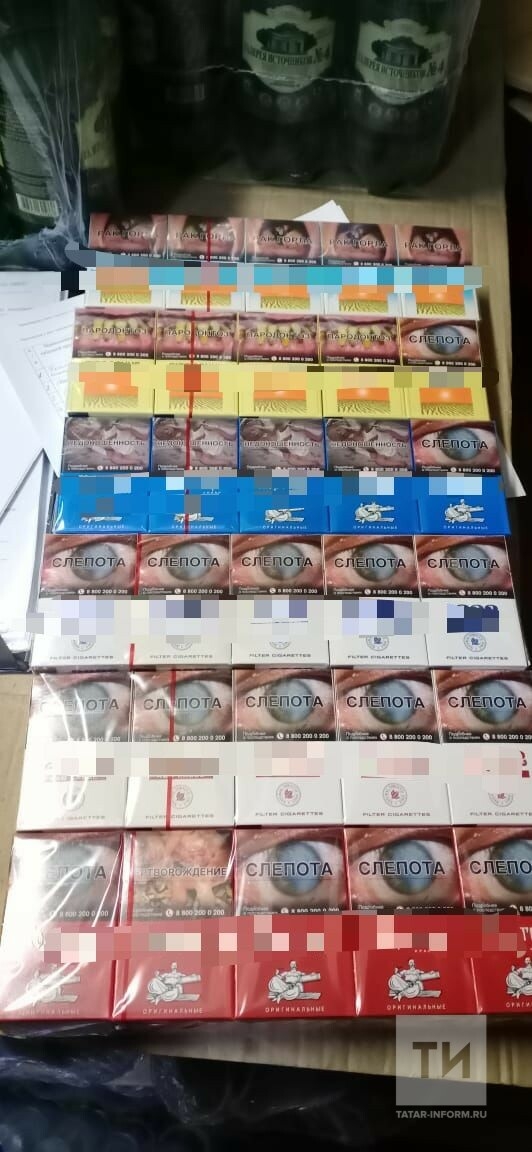 На складах в Казани таможенники нашли почти 27 тысяч пачек сигарет без акцизных марок
