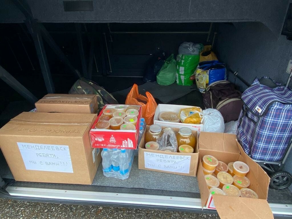 Бойцы из Менделеевского района получили в Казани 30 литров меда и грелки от земляков