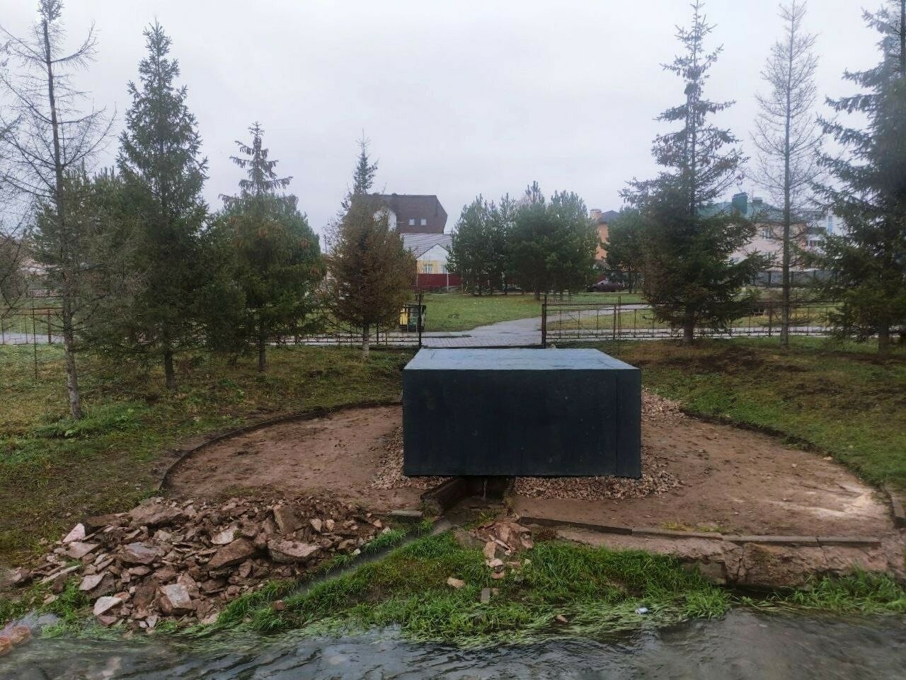 В Альметьевске реконструируют родник с естественной системой очищения воды