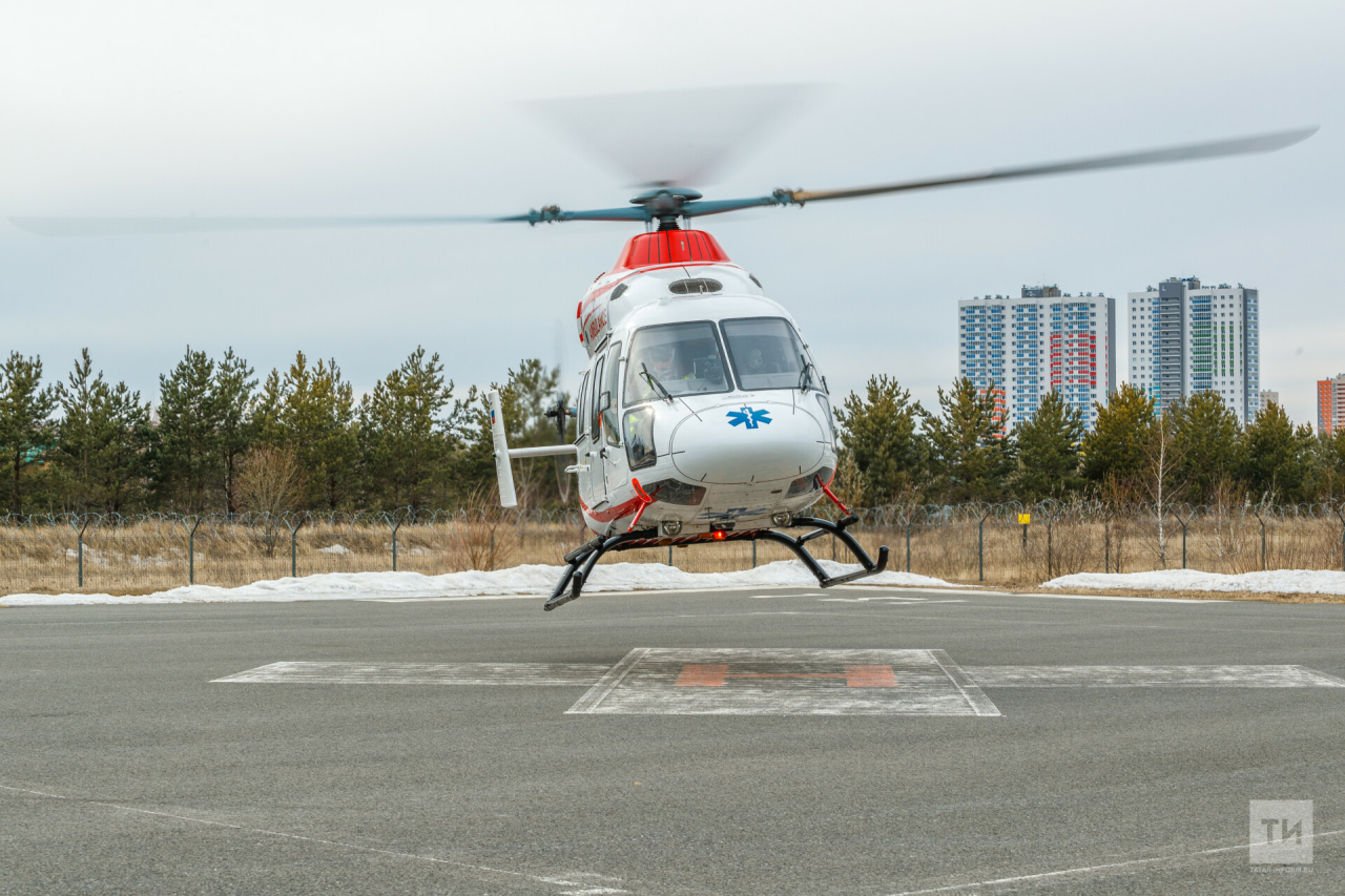 Казанский вертолетный завод выпустил еще три «Ансата» для Национальной службы санавиации