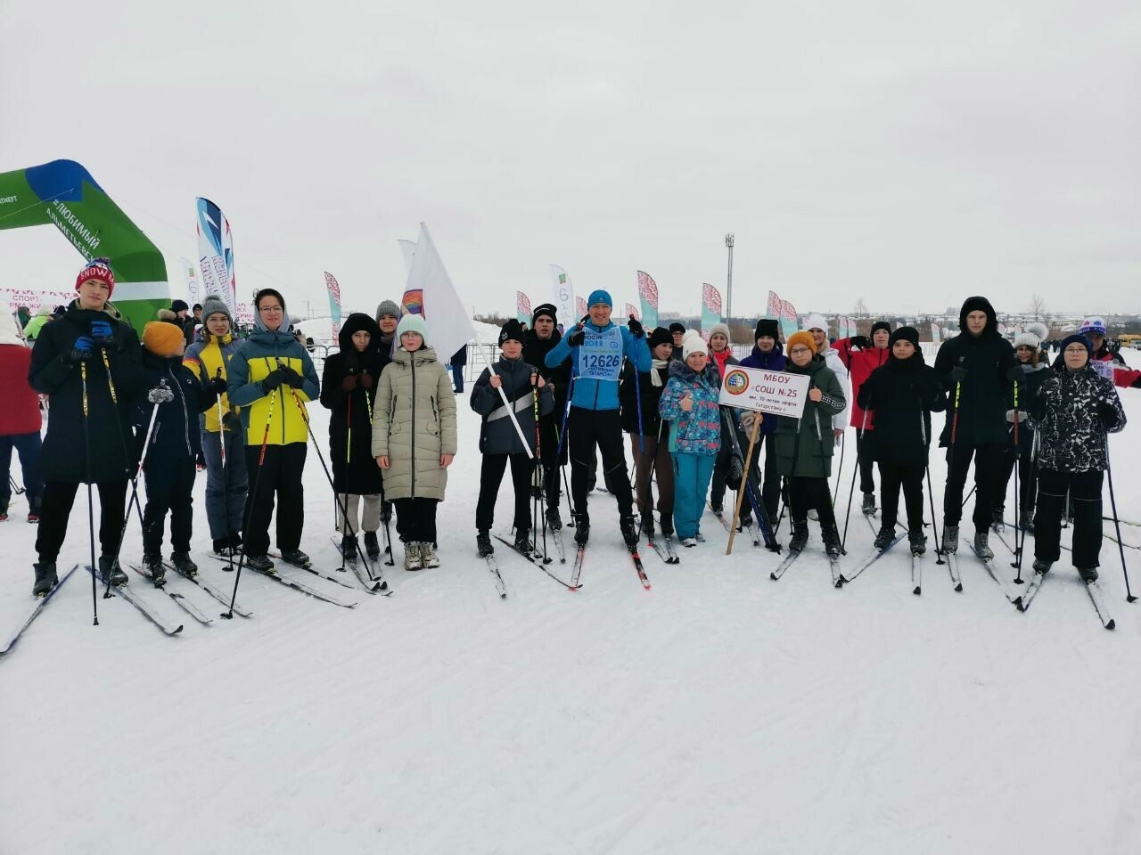 В забеге «Лыжня России 2022» приняли участие свыше 2 тыс. жителей Альметьевска