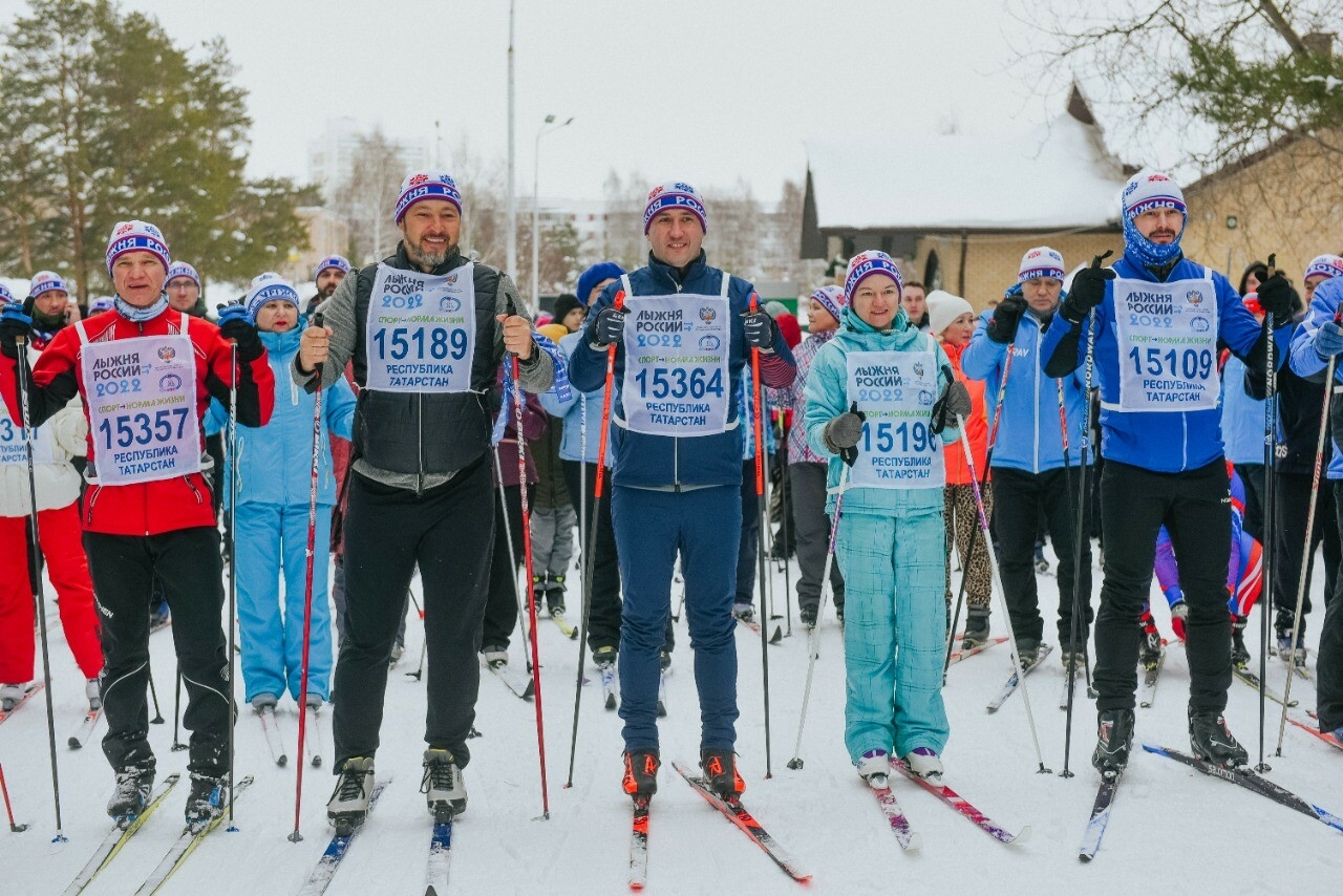 В Челнах на «Лыжню России» вышли 12 450 участников