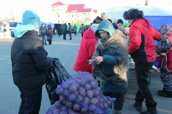 В Тетюшах на первой весенней сельхозярмарке распродали 3 тонны мяса и 55 тонн зерна