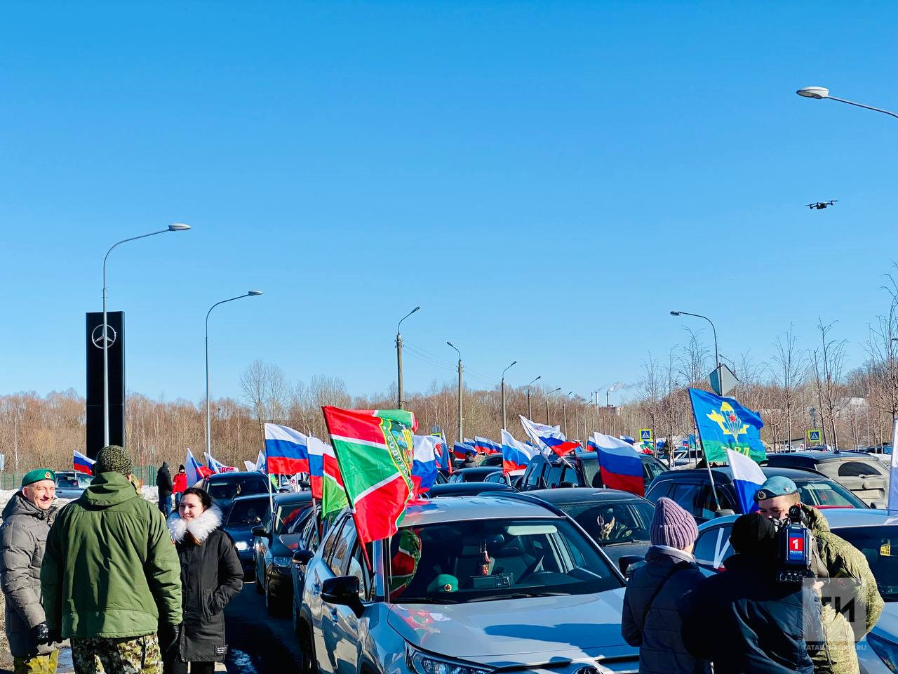 В Казани стартовал масштабный автопробег в поддержку спецоперации на Украине