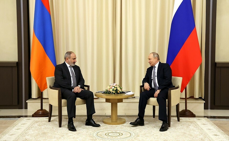 Путин на переговорах обсудит с Премьер-министром Армении ситуацию в Нагорном Карабахе