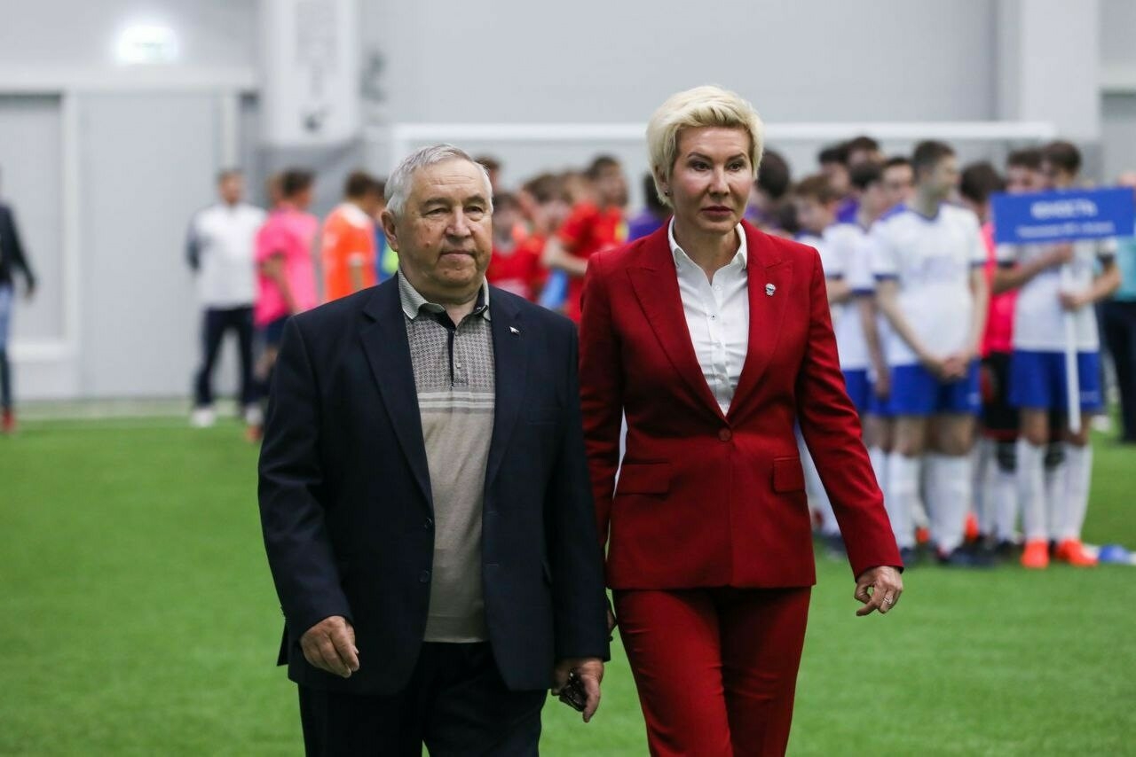 Ольга Павлова приняла участие в открытии финалов «Школьной футбольной лиги»