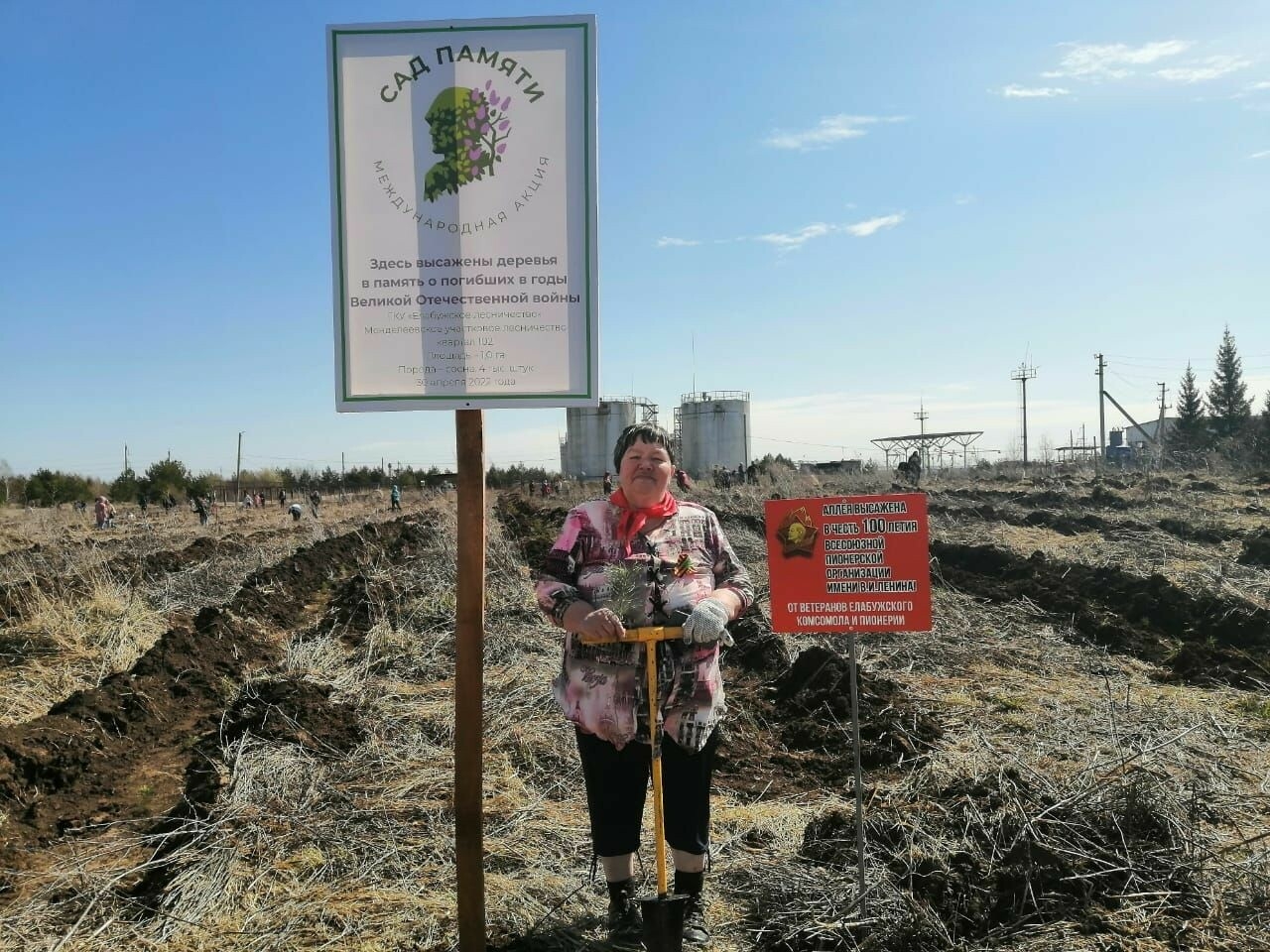 Елабужане высадили 4 тыс. саженцев сосны благодаря акции «Сад памяти»