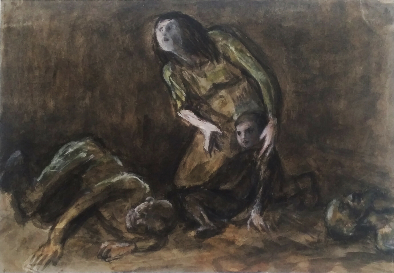 Галерея «Хазинэ» представит «Немецкую оккупацию», рисунки детей 1941-1943, «И снова май»