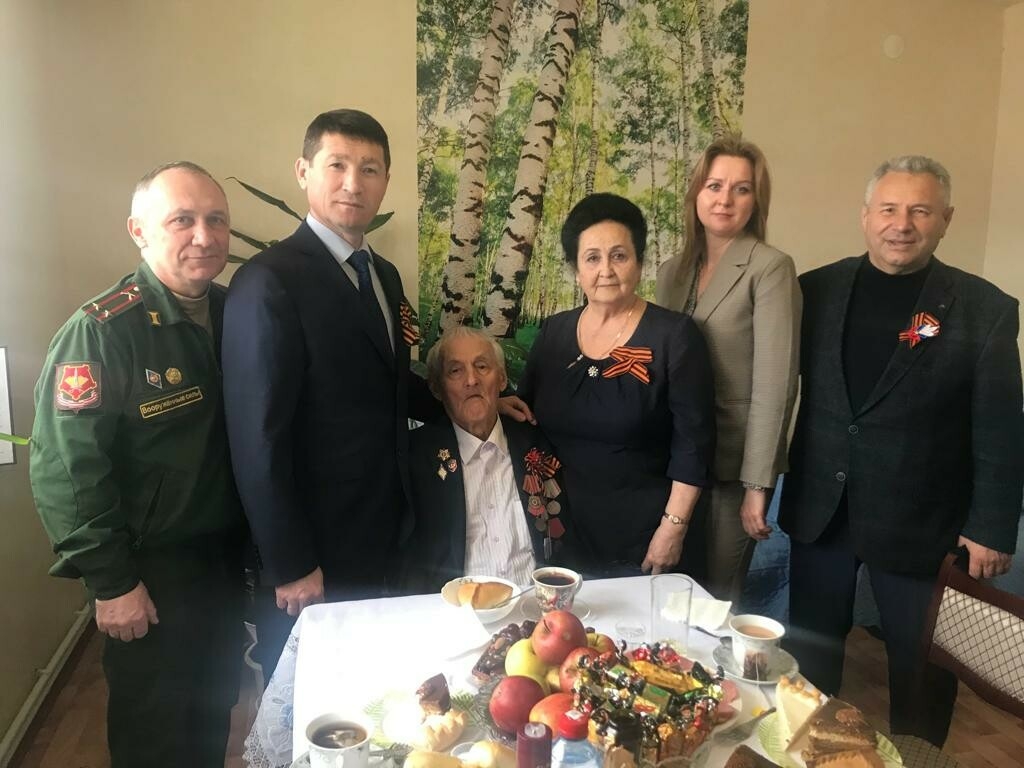 В Пестречинском районе Татарстана поздравили участников Великой Отечественной войны