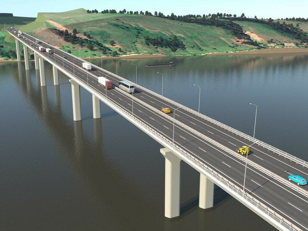 Главгосэкспертиза согласовала проект строительства моста через Каму на обходе Нижнекамска