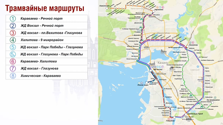 В Казани со 2 июля появятся новые трамвайные маршруты