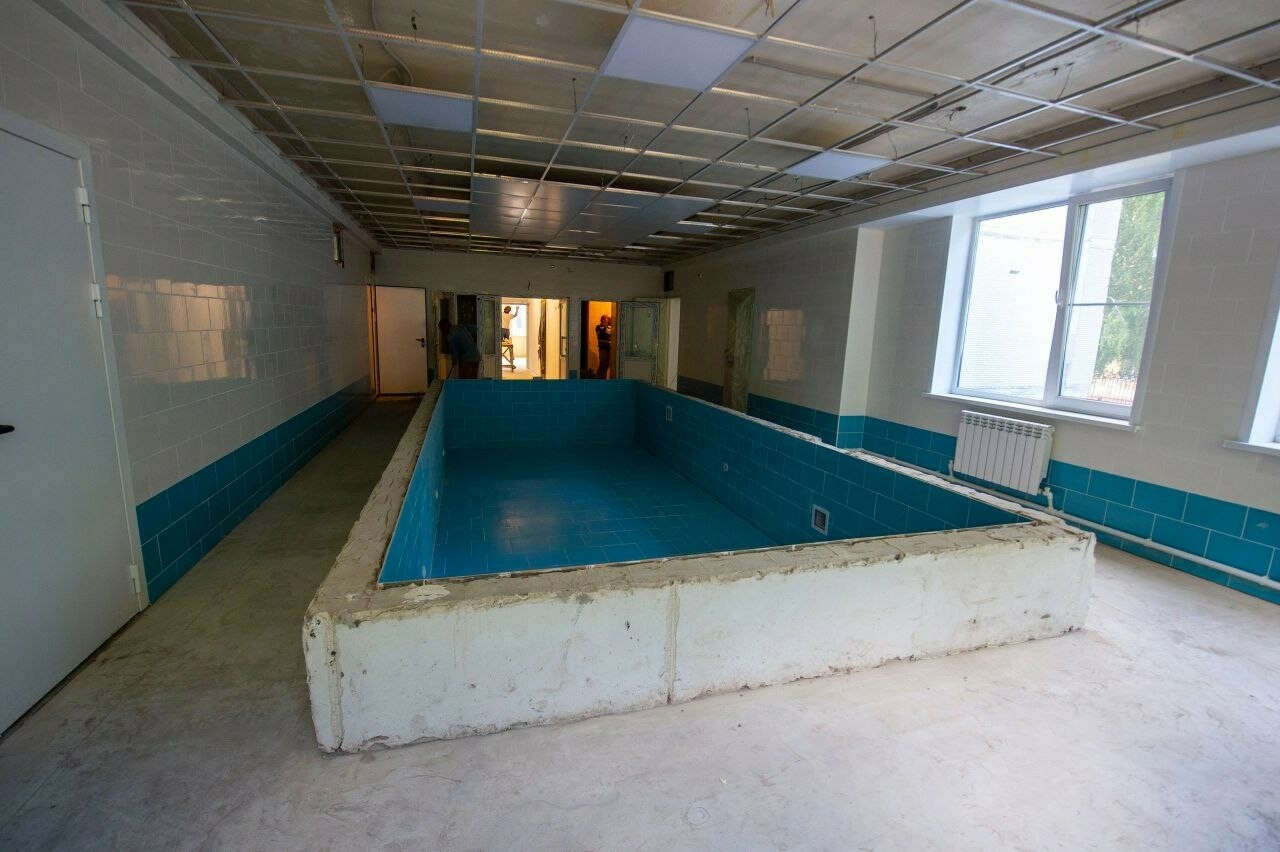 К концу лета в Нижнекамске отремонтируют единственный детский сад с бассейном