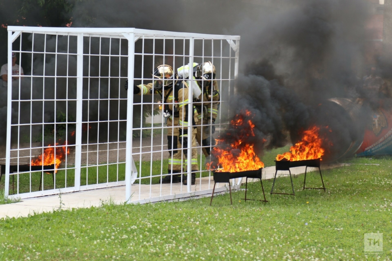 Бойцы газодымозащитной службы из Нижнекамска стали лучшими в РФ