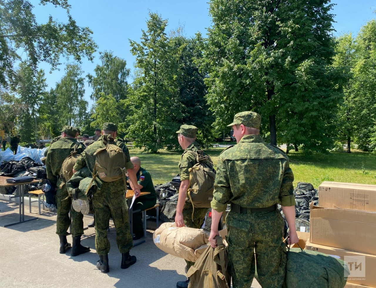 Из Казани готовятся к отправке добровольцы именного батальона «Алга»