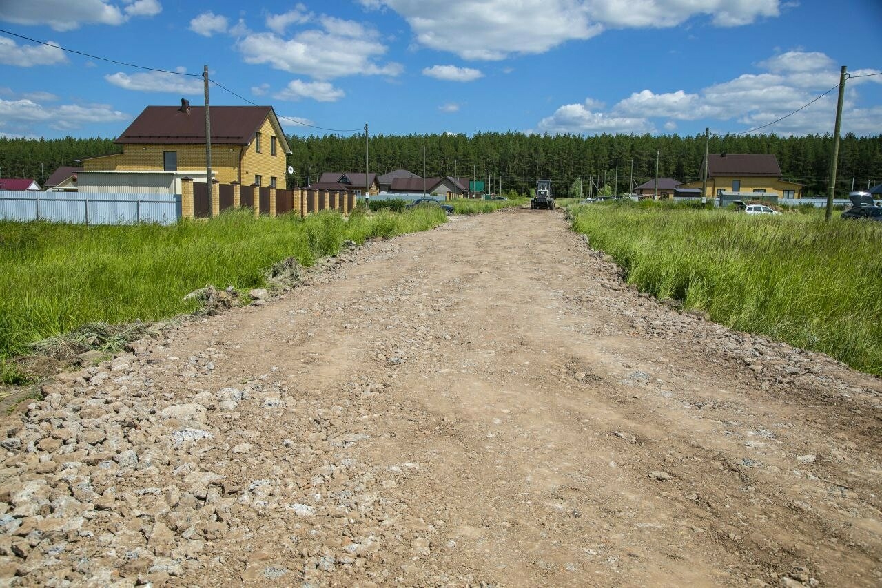 В нижнекамском поселке Чайка по просьбам жителей построят временную дорогу