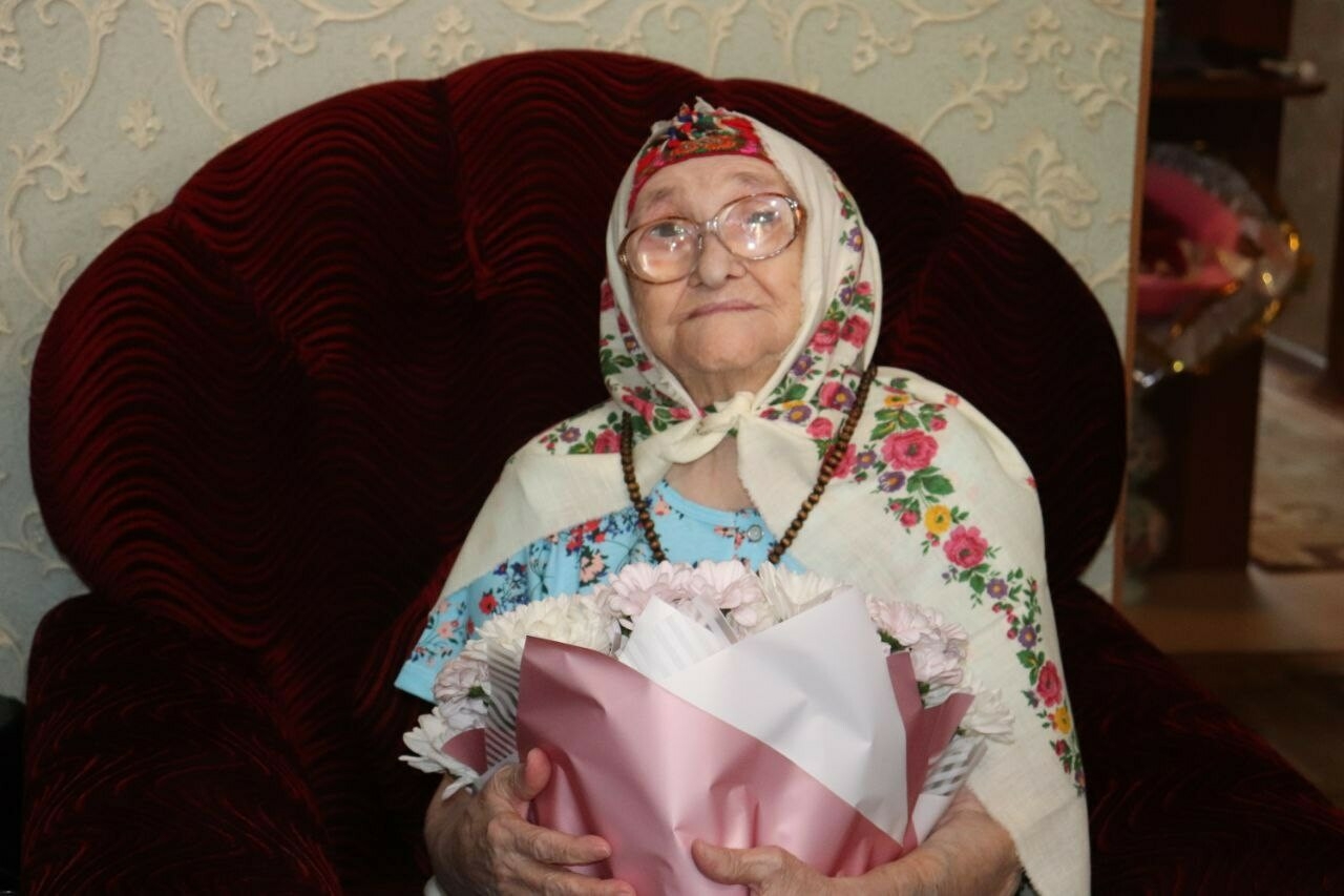Старейшей жительнице Зеленодольского района исполнилось 106 лет