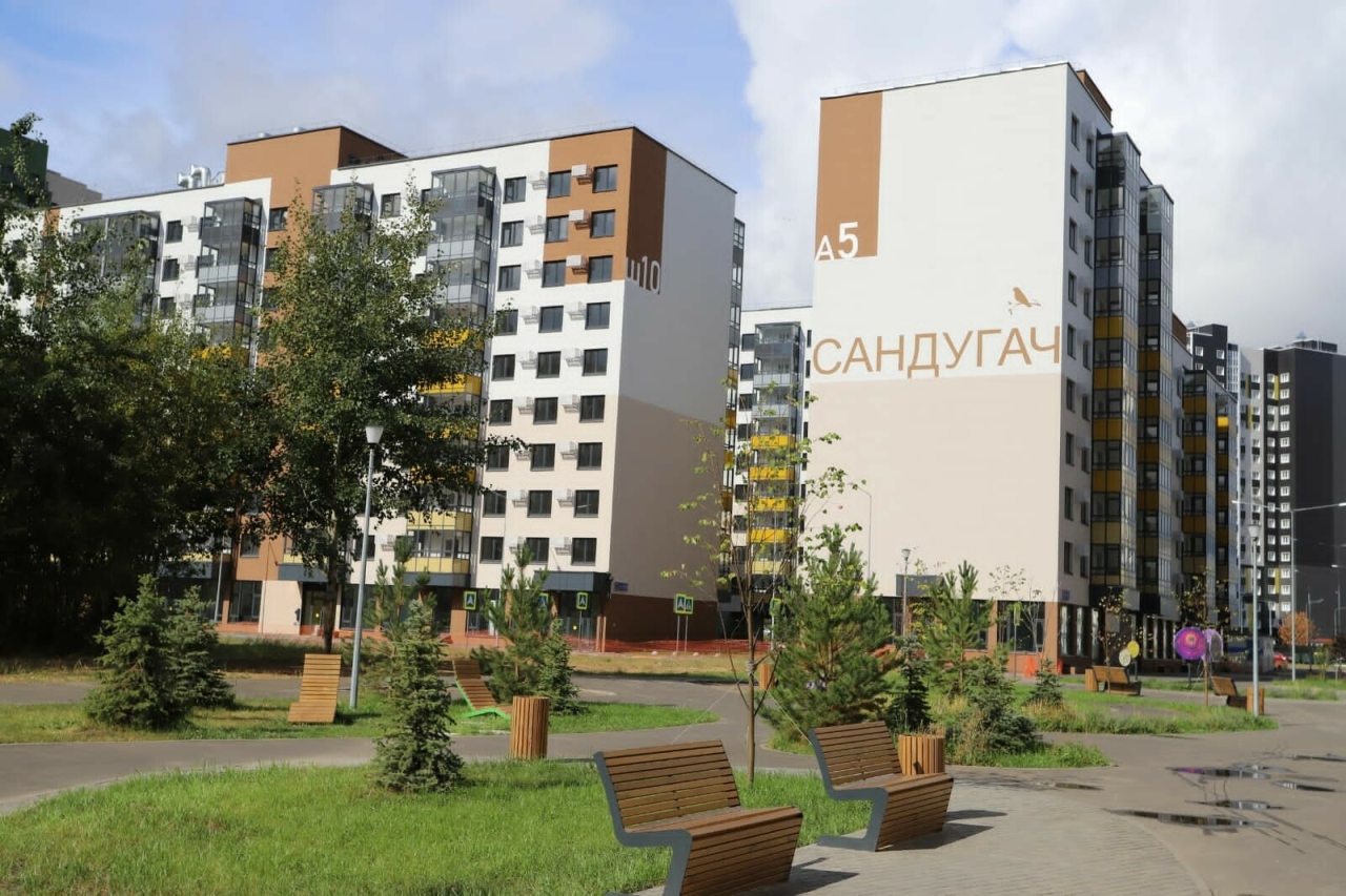 В казанском жилом комплексе «Сандугач» ключи от квартир вручили 276 казанским семьям