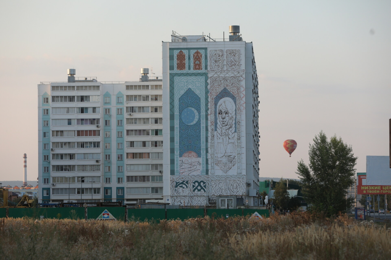 Художник из Пензы создаст арт-объект восточной девушки на многоэтажке Альметьевска