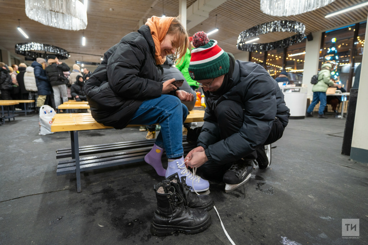 Катки на Черном озере и в сквере 100-летия стройотрасли РТ откроются 12 января