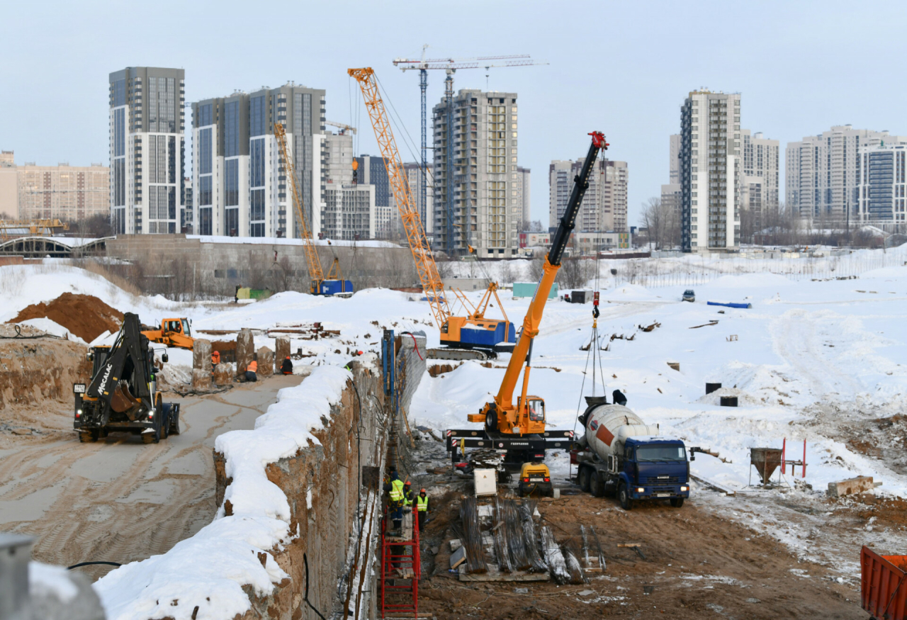 Строительство первого участка Вознесенского тракта в Казани хотят завершить в ноябре