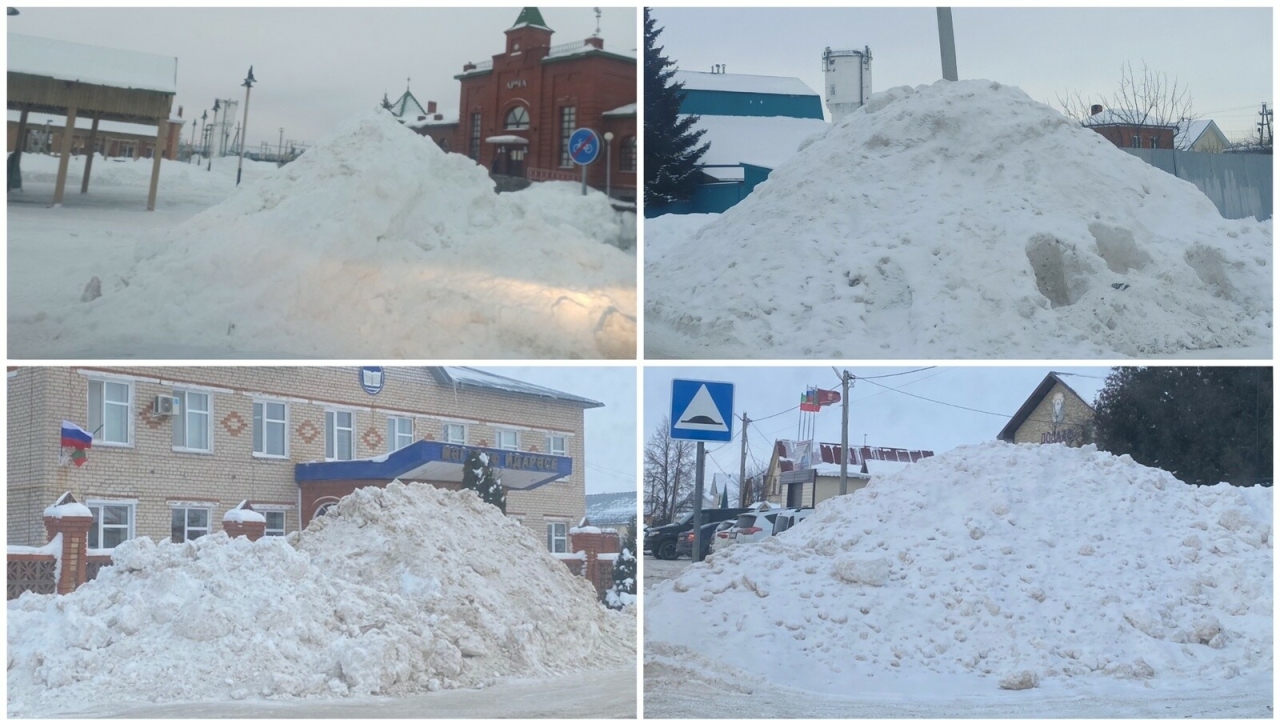 Экологи обнаружили 14 незаконных снежных свалок в Арске