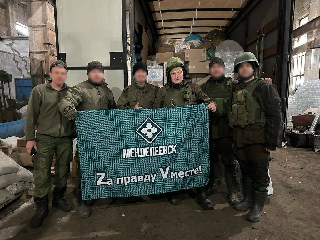 Глава Менделеевского района доставил помощь землякам, участвующим в спецоперации
