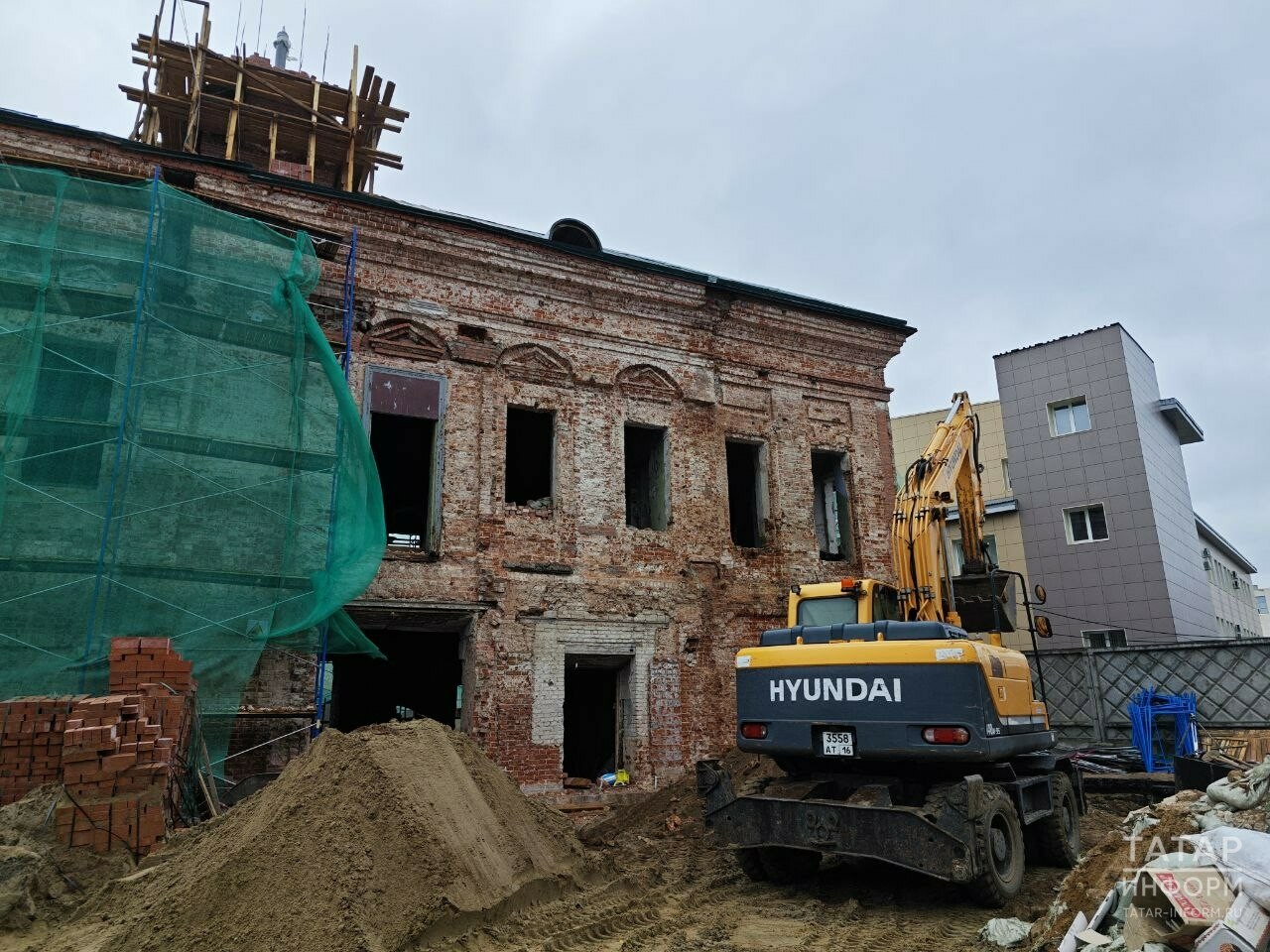 Обустройство минарета на Ново-Слободской мечети в Казани планируют завершить к концу года