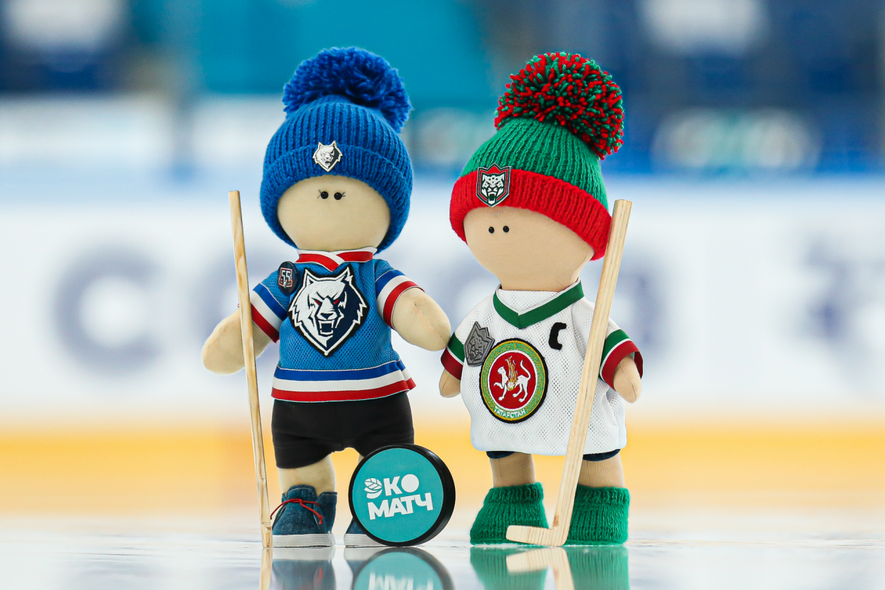 Болельщики матча «Нефтехимик» — «Ак Барс» сдали пластик на вторичную переработку