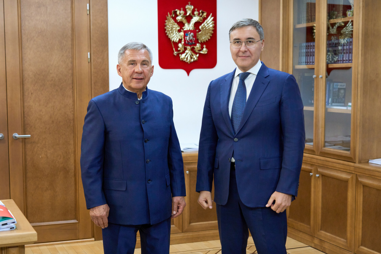 Минниханов и Фальков обсудили развитие Университета Иннополис и инновационного города