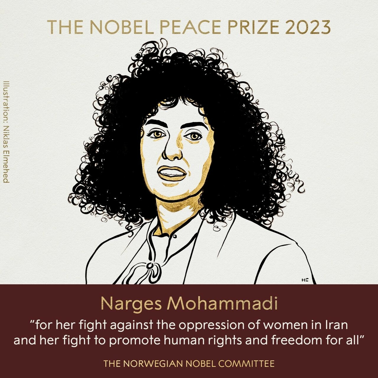 Нобелевскую премию мира присудили активистке из Ирана за защиту прав женщин