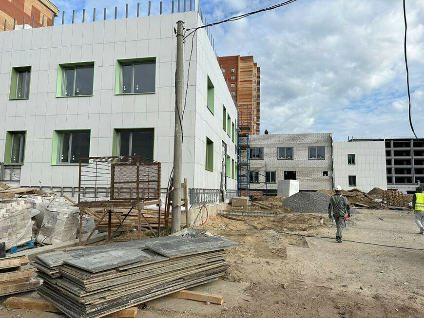Строительство детсада в Ново-Савиновском районе Казани приблизилось к экватору