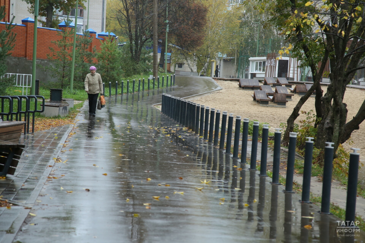 В Татарстане прогнозируется небольшой дождь и гололедица