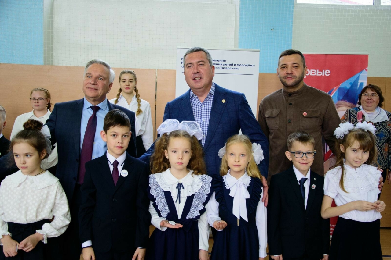 Глава Бугульминского района посвятил младших школьников в «Орлята России»