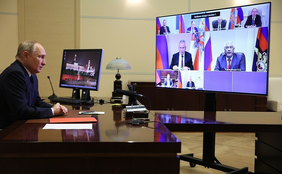 Путин и Совбез обсудили исполнение решений по итогам крупных международных мероприятий