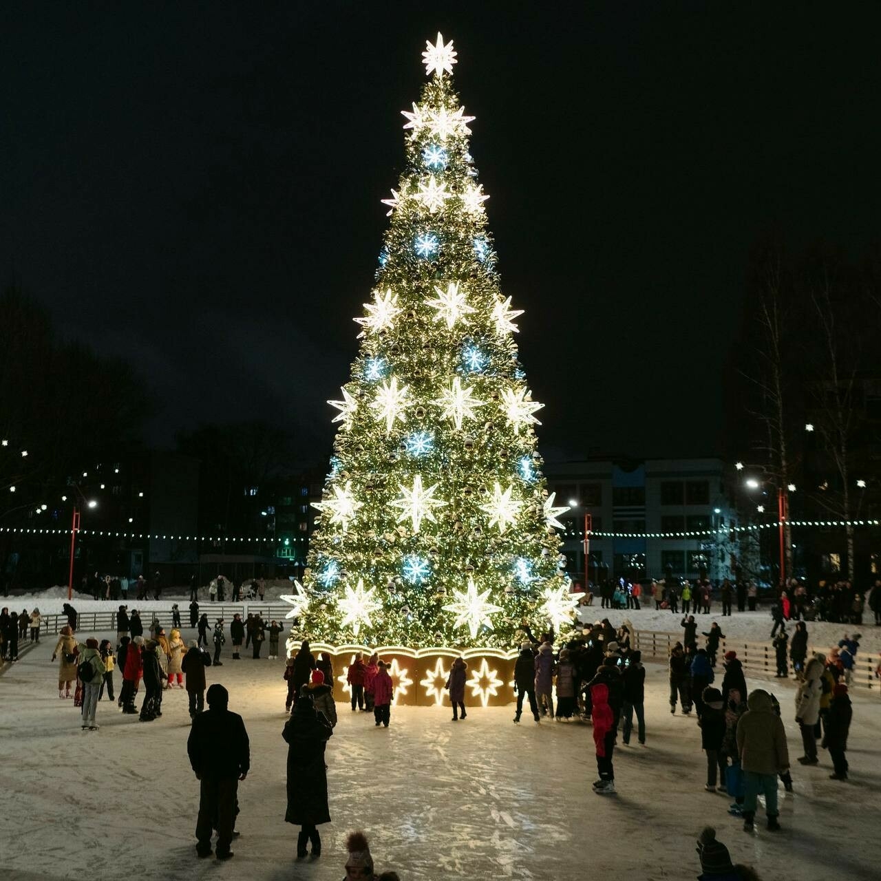 В 14 парках Казани установят новогодние елки