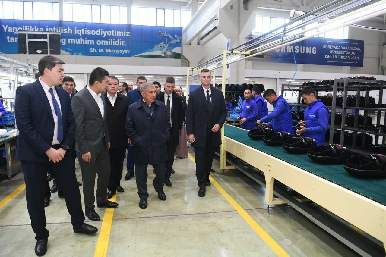 Минниханов оценил завод по производству бытовой техники в Каракалпакстане