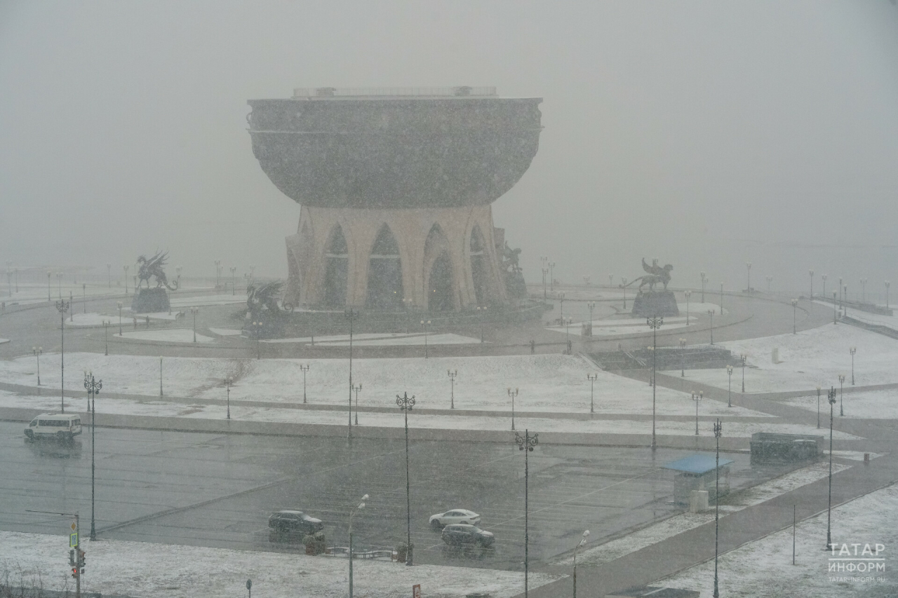 Синоптики предупредили о метели, снежных заносах и ухудшении видимости в Татарстане