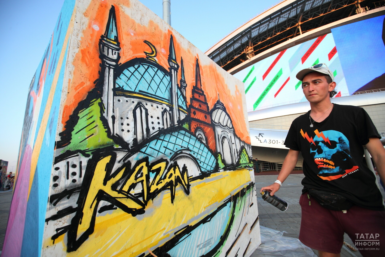Вдоль маршрутов саммита БРИКС в Казани создадут новые граффити