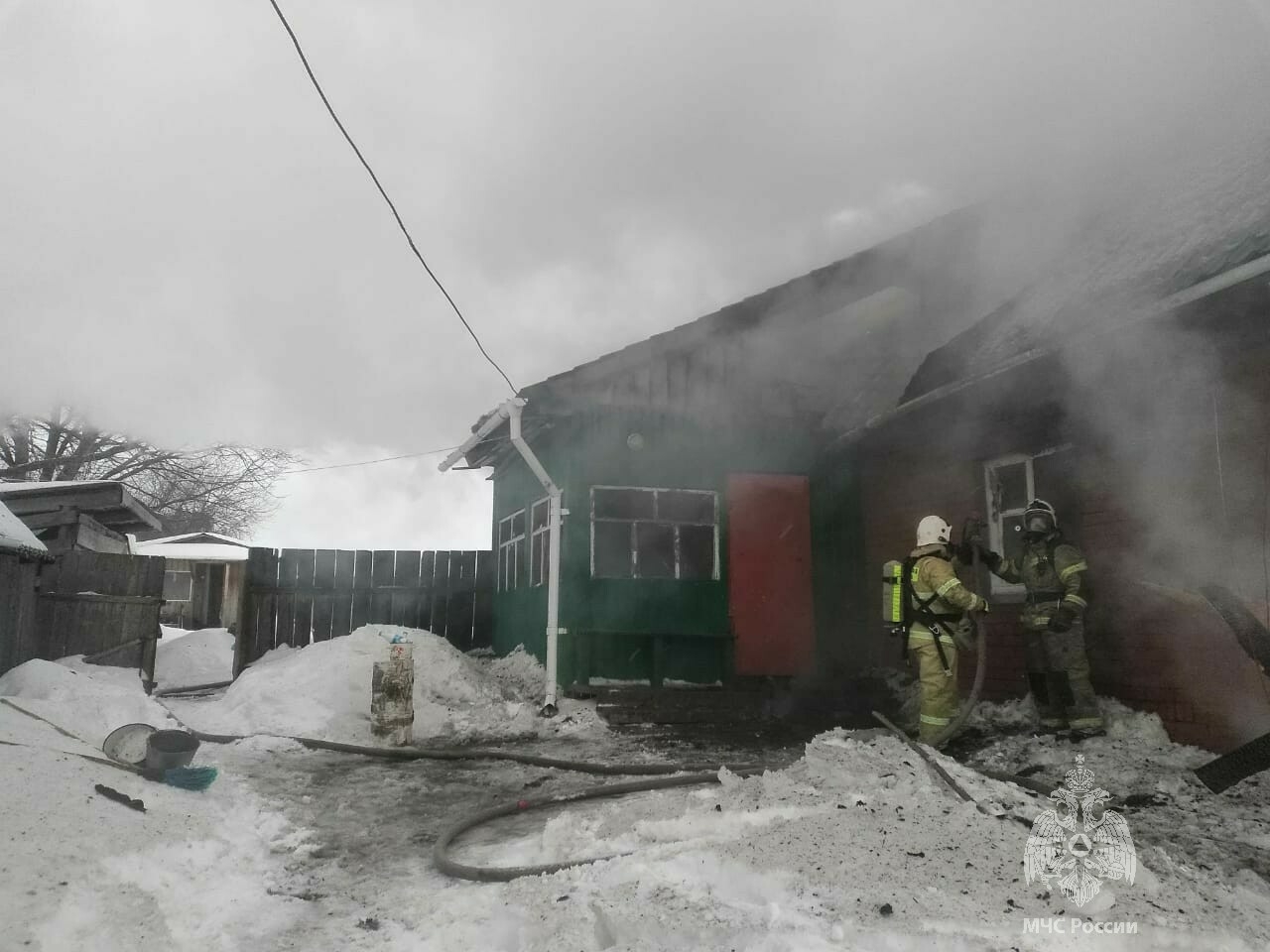 Пожилая женщина погибла на пожаре в частном доме в татарстанском селе
